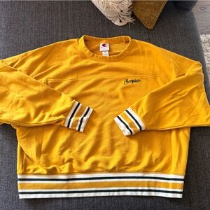 Women’s Champion Yellow Sweatshirt Size 2X